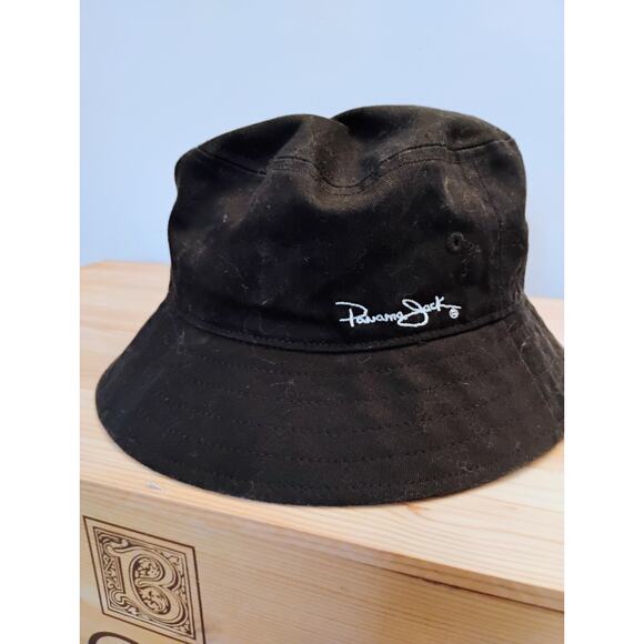Black Panama Jack Bucket Hat. - Picture 8 of 10